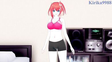 Hoshitori Tomori and I have intense sex in the bedroom. - Lethal Plan VTuber Hentai