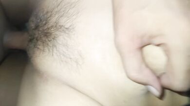 Creampie table sex