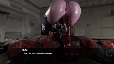 A giant dick destroys her ass, she's a mutant fan. 3D Animation Hentai Game