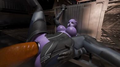 She spread her legs in front of the monster for the first time... It was wonderful