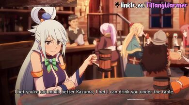 Konosuba Gets Free Drink