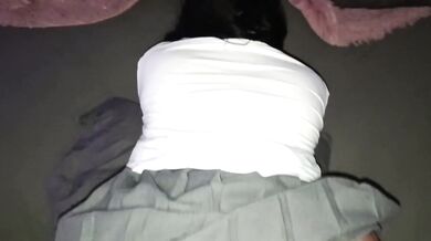 COLEGIALA CALLADITA Y EMPINADITA PORQUE SUS PAPAS ESTAN EN LA OTRA HABITACIÓN