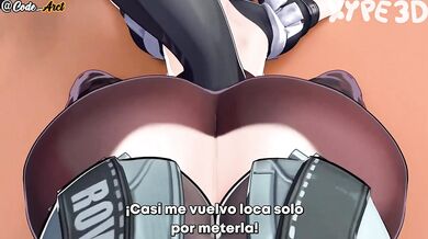 Jane fucks Ellen's creamy pussy (Zenless Zone Zero) [Spanish subtitle]