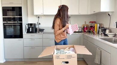 I offered husband my pussy so he wouldn't be mad that I dropped his toy