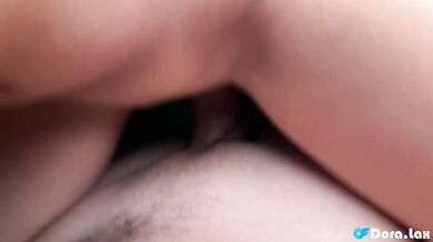 Cumshot on Pussy For 19yo Latina Coed As Her Parents Are Literally At The Door