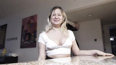 DIRTY SMELLY SOCKS & SEXY BLONDE • Stroke Your Cock • Femdom