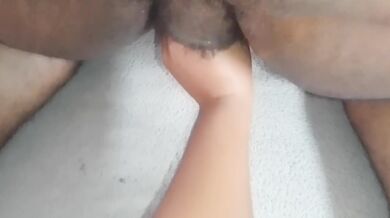 FAT STEP DADDY WAS CAUGHT MASTURBATING AND I PUNISHED HIM WITH AN ANAL PLUG