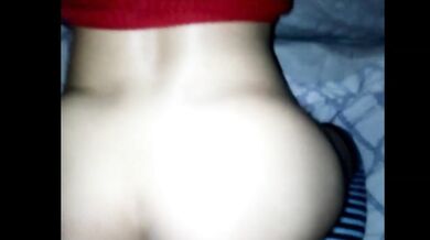 Dedos en la vagina,semen en las nalgas de morena latina culona
