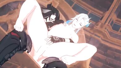 wriothesley x neuvillette romantic sex - Genshin Impact Yaoi