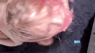 After Shower Blowjob, Doggy And Pronebone Until She Came