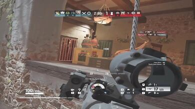 Ash penetrates enemies to get a sexy ace