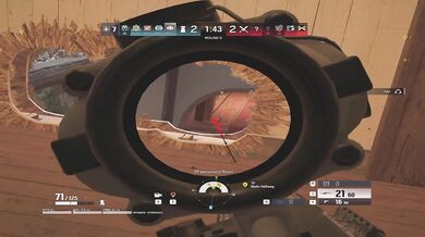 Ash penetrates enemies to get a sexy ace