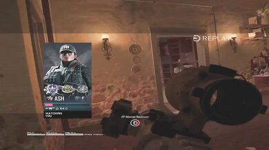 Ash penetrates enemies to get a sexy ace