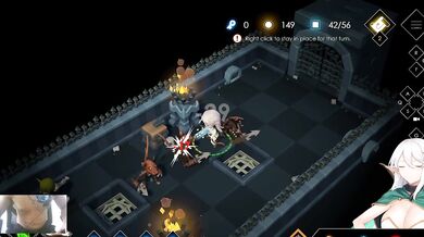CUTE BRUNNETE BEING FUCKED BY DOM MUMMY - ESCAPE DUNGEON 2