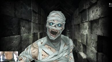 CUTE BRUNNETE BEING FUCKED BY DOM MUMMY - ESCAPE DUNGEON 2