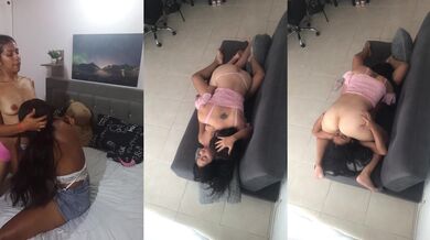 PASSIONATE SEX WITH HORNY LESBIANS