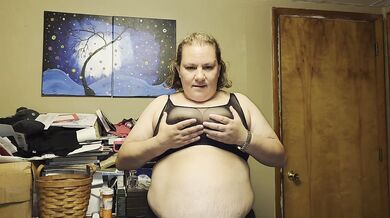 Bbw milf sloppy pov blowjob