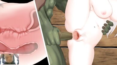 CUTE ELVEN FUCKED BY HUGE ORC DICK - ESCAPE DUNGEON 2