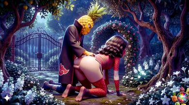 Ninja Clan Secrets Abacaxi eats Moranguete’s pussy and ass in Cosplay Moranguete and Abacaxi’s hardcore ninja anal session Moranguete and Abacaxi