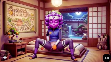 Ninja Clan Secrets Laranjudo eats Uvinha’s pussy and ass in Cosplay Uvinha takes Laranjudo’s big energy Vaginal and Anal Hidden Village Sex porno