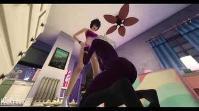 My Demonic Lover - Ep 1 Sexy stuff only + bonus blowjob scene