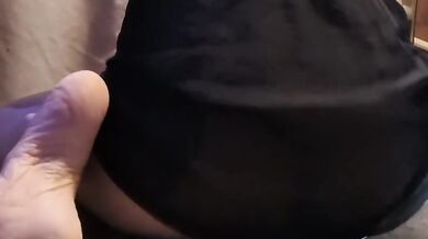 Riding Dildo Reverse Cowgirl On Tray Close Up Clip