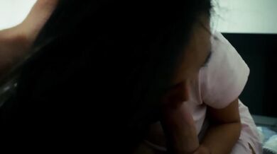 Hot Asian milf made young man cum fast