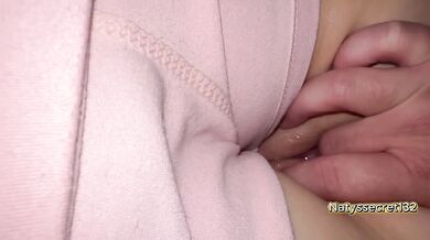 Perfect 18 Year Old Stepdaughter Punished for Bad Behavior - Playing With Her Butt
