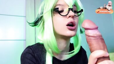 POV dessert for Sucrose, blowjob whipped cream, Genshin Impact