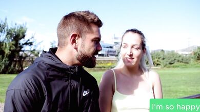 Pick up sexy runner from street