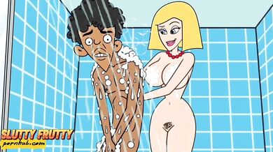 Slutty Stepmom and Stepson Take a Shower Together. What Could Go Wrong? Cartoon