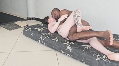 Naked while taking a shower, I took off my panties and called him to fuck me hard and I came on his dick.