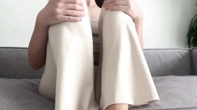 stretching long legs - worship my foot