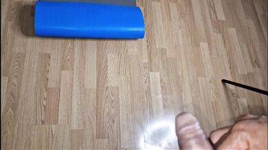 Doggy style fuck my best friend's little sister in tight short leggings while he was working