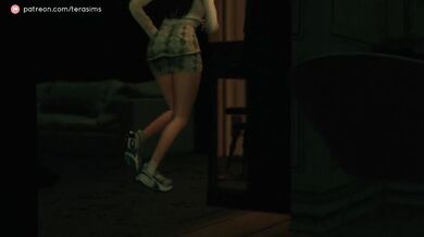 Babysitter caught me getting fucked and fingered herself to it later