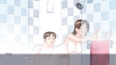 Fuck Land Lady While She in Shower | Summertime Saga Debbie New Porn