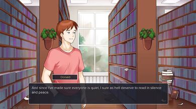 I got special treatment from the girl I met in the library video game porn