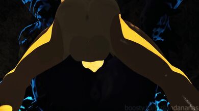 Dragon breeding deathclaw in a cave - VRChat Furry ERP