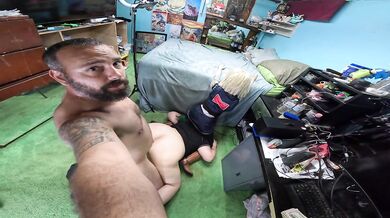 girlfriend traps me for stepbro