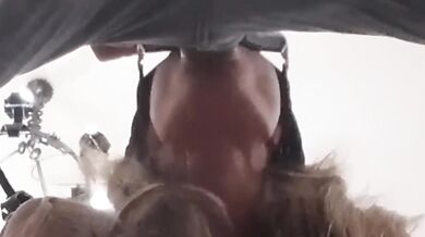 Throater's real wife takes cock deep and hard
