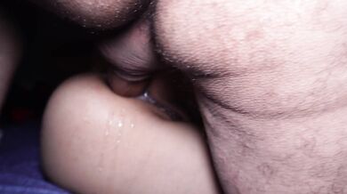 Throbbing ass, open from penetration by a large erect cock, multiple cumshots and orgasms