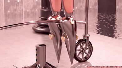 3D Metal Bondage BDSM Compilation by CyberCaptain