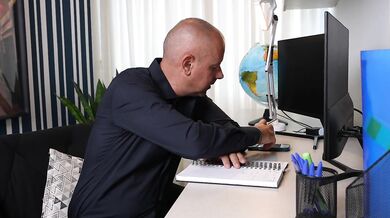 Slutty Russian student passes the Italian exam getting fucked and creampied by her teacher