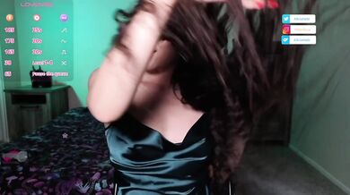 Exotic Asian Goddess in Satin Dress | Petite Lady with Small Tits ft. Alicia Hebi