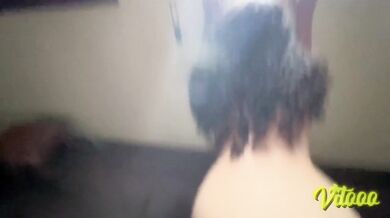 My friend is shy, so I take off her towel to fuck her - Sexy big ass