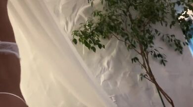 60 FPS Russian Natural Beauty in Lingerie Masturbates in Shower With Vibrator and Dildo While Boyfriend Fingers Her in Jacuzzi (Real Amateur POV)
