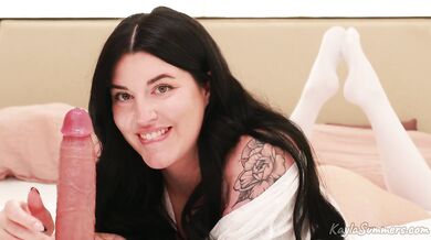 Gentle Cum Eating Instructions for a Good Boy - JOI - CEI - Kayla Summers - Full Video