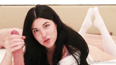 Gentle Cum Eating Instructions for a Good Boy - JOI - CEI - Kayla Summers - Full Video