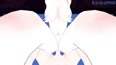 Sumi Serina and I have intense sex in the bedroom. - Blue Archive POV Hentai