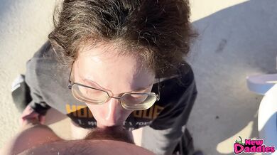 POV Blowjob Outside